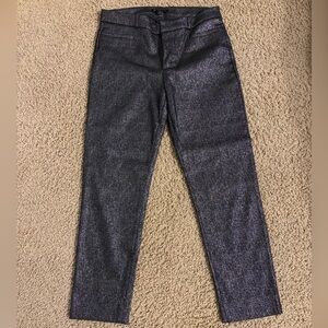 Banana Republic Sloan Silver Metallic pants